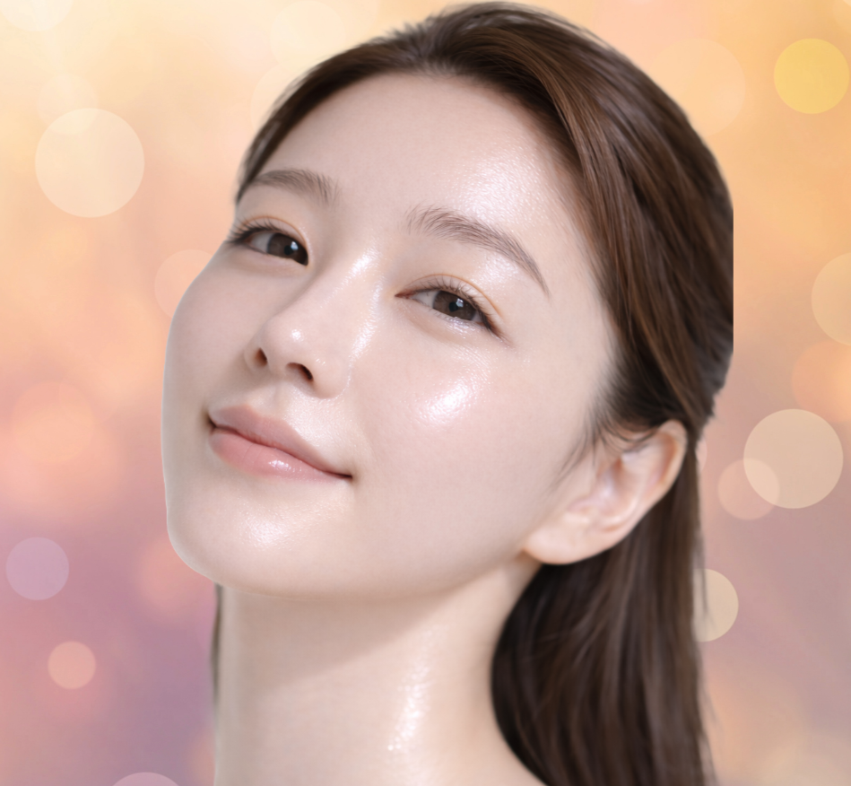 施術1ヶ月後の肌の変化イメージ